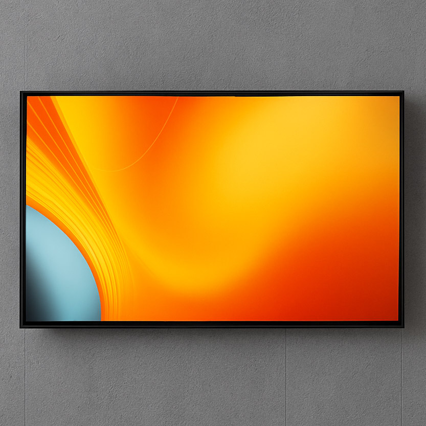 Digital signage preview of the Showcast App